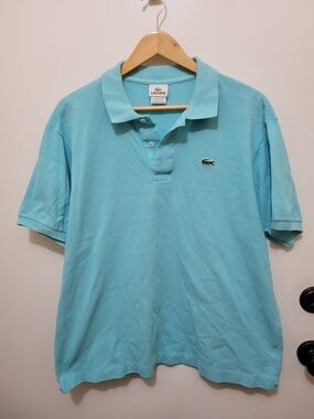 Lacoste Men's Polo Shirt in Aqua Blue